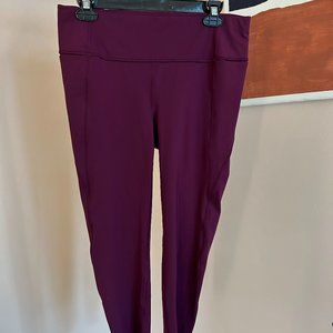 Athleta Maroon Leggings Size M